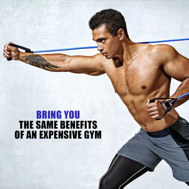 All-in-One 11-in-1 Resistance Band Set 💪 Home Gym Made Easy