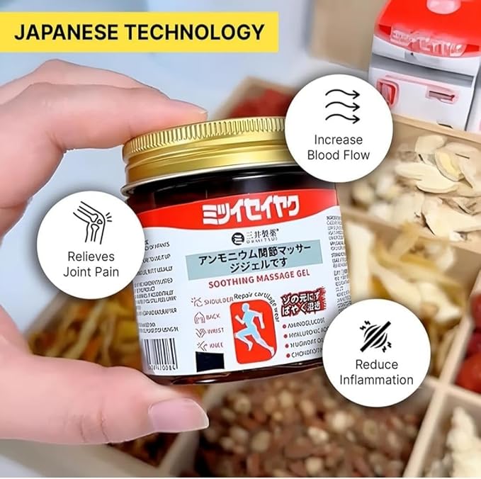 Japanese Formula Soothing Massage Gel for Joint & Muscle Pain Relief